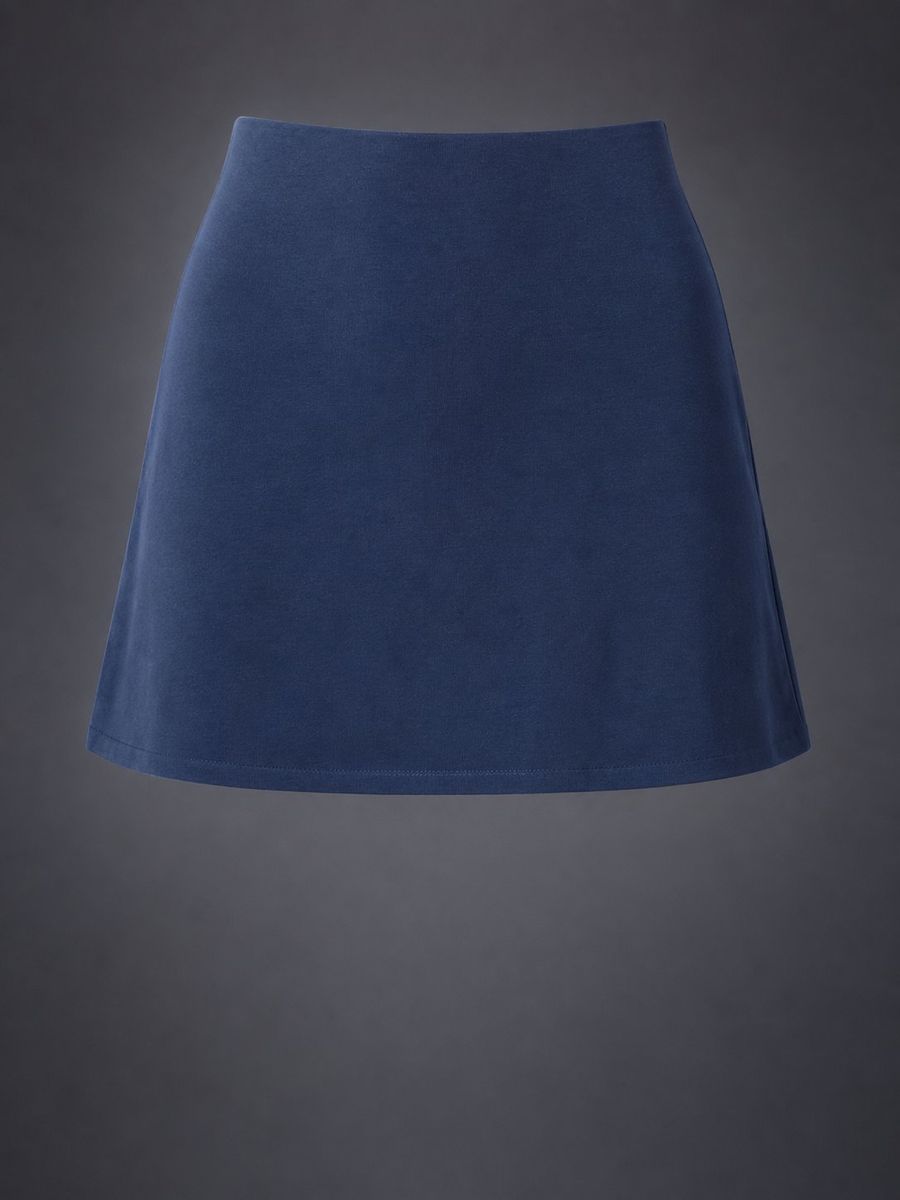 Navy Blue A-Line Skirt – Simple & Versatile