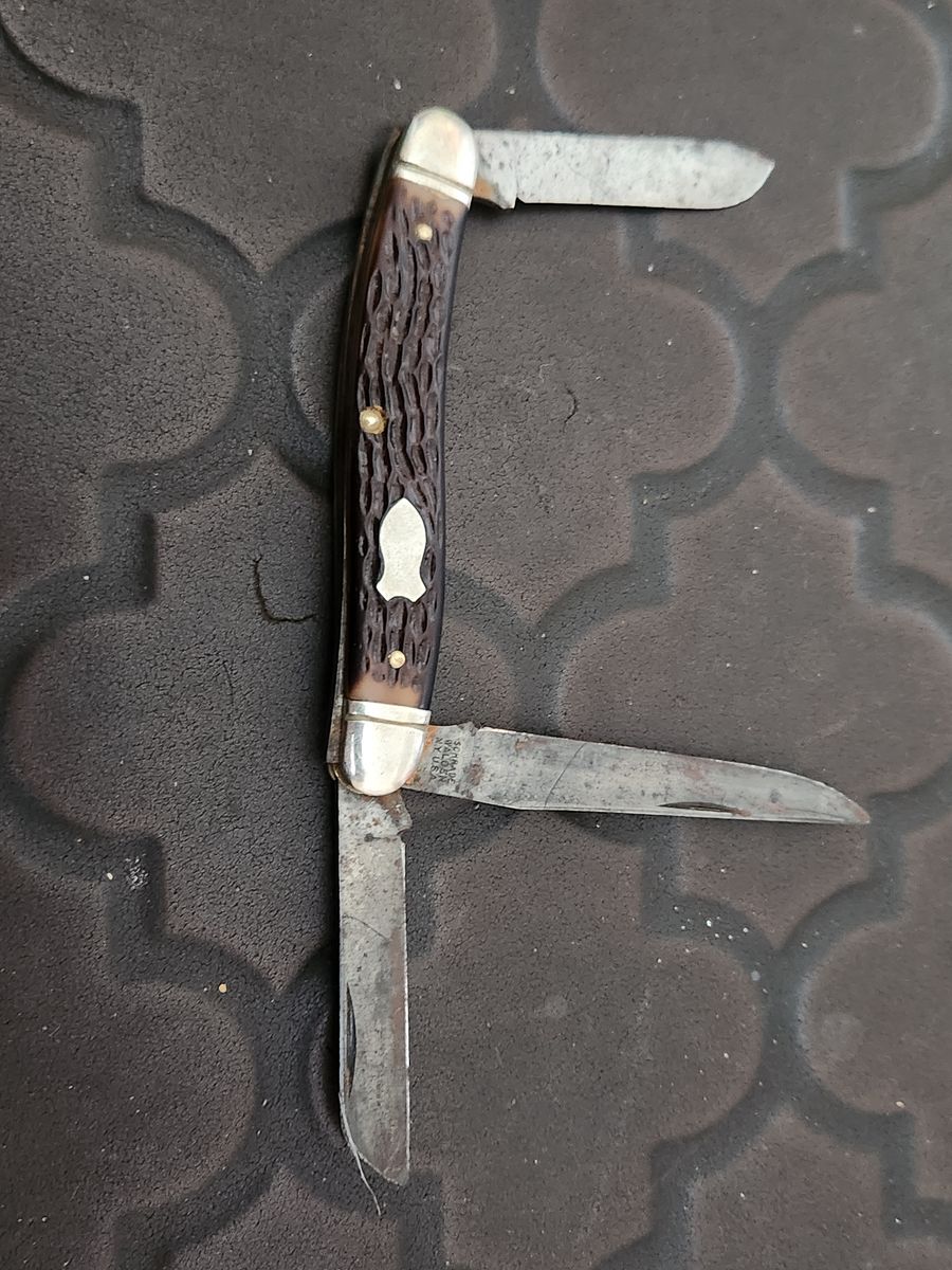 VINTAGE Schrade Walden NY USA pocket knife 