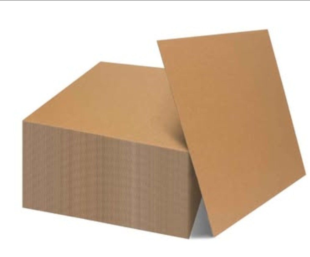 12x12 Brown Corrugated Cardboard Sheets