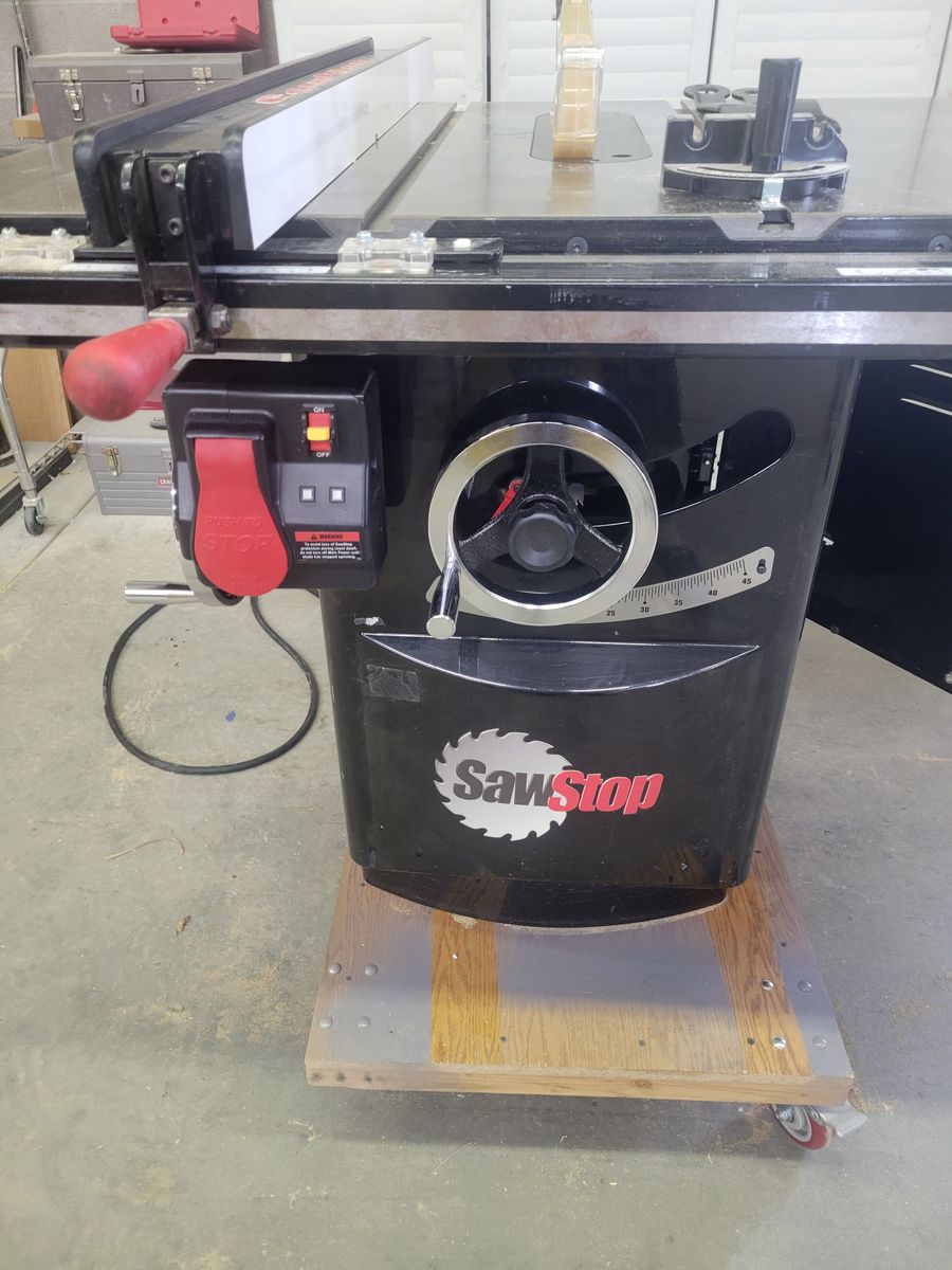 5 HP Sawstop Table Saw