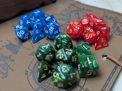$8/$4 Beautiful D&D d20 Tabletop TTRPG Dice!