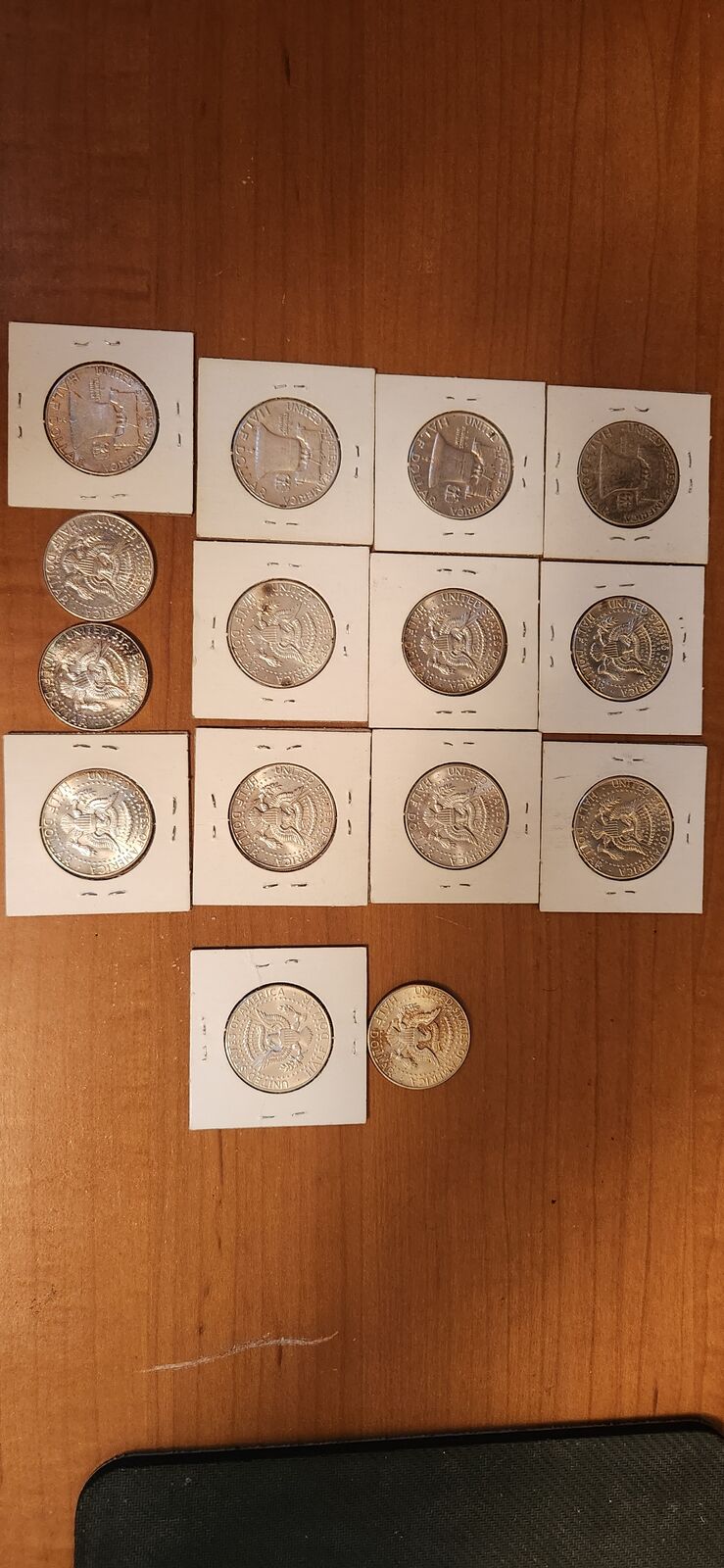 Kennedy/Franklin Half Dollar lot (15 total coins- READ)