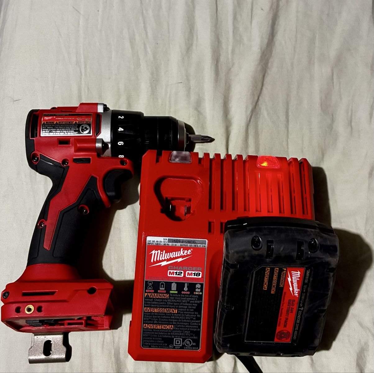 Milwaukee 3601-20 M18 compact brushless 1/2” Drill/Driver