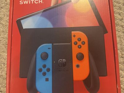Nintendo Switch OLED Model Console -, 2 Docks, Grip, Screen Protector