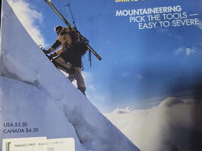 Vintage backcountry and couloir magazines