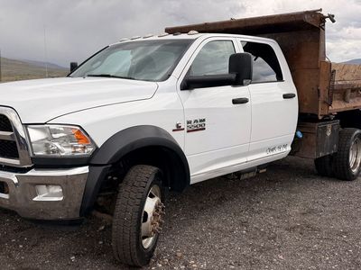 2018 Dodge Ram 5500 4x4 Dump Truck Crew Cab Cummins Diesel Engine Dually