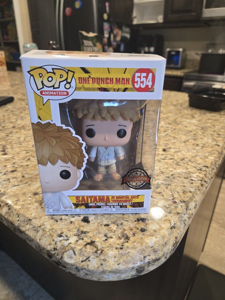 Funko Pop! Animation One Punch Man Saitama (Martial Arts Tournament) #554 Special Edition