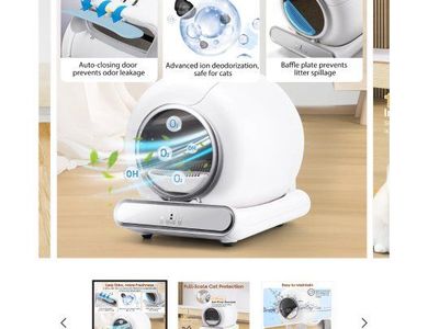 Automatic Self-Cleaning Cat Litter Box