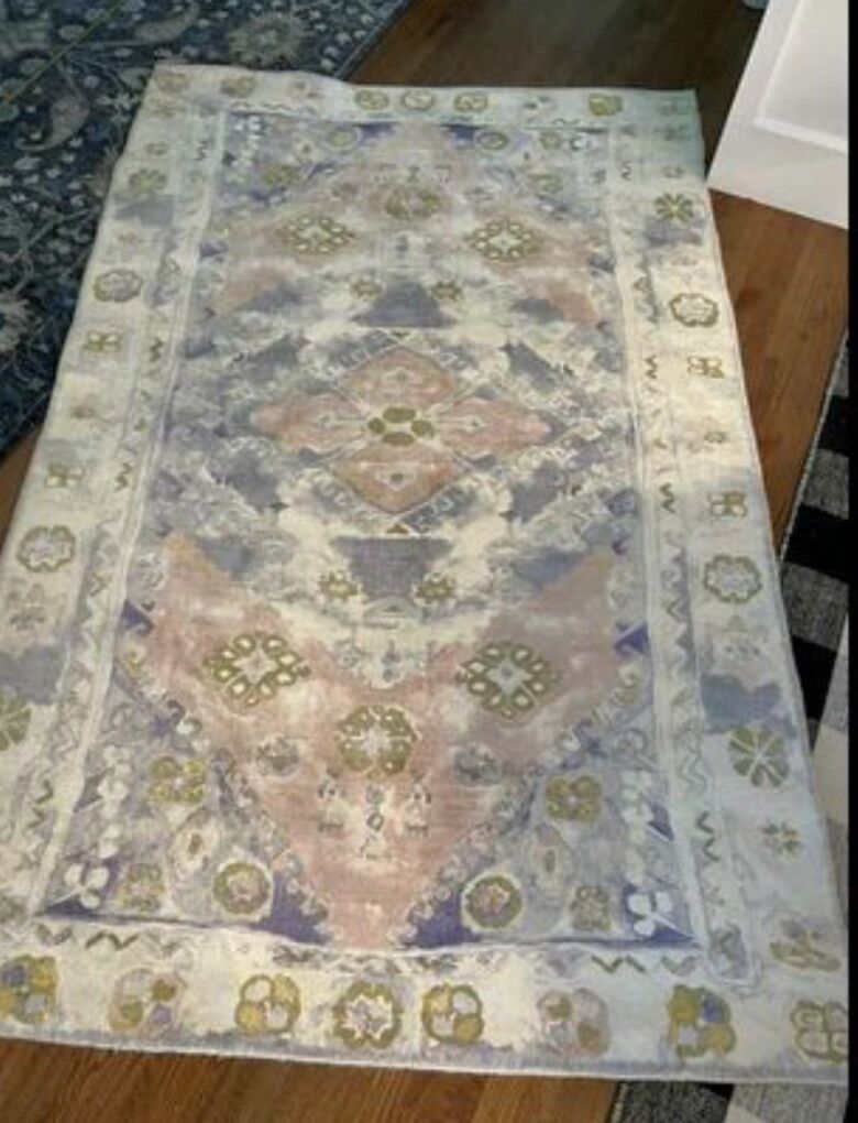 Anthropologie Orpheoue viscose Rug 5x8