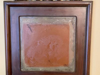 Ornate Decorative Framed Wall Art with Bronze Finish - 24" x 20" Rectangle, Home Decor Accent Frame 4 Projects