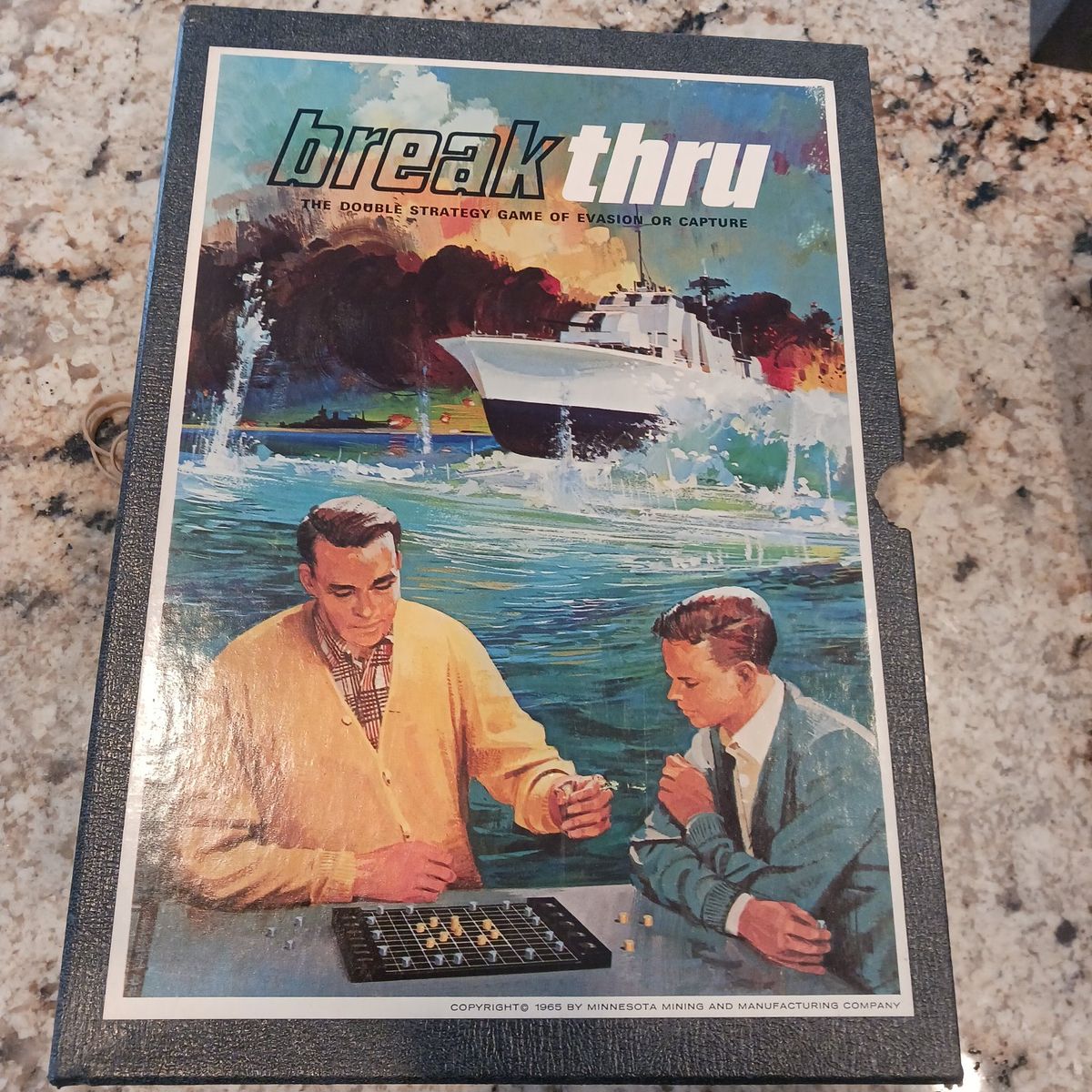 Vintage 1965 3M Break-Thru Strategy Board Game Complete