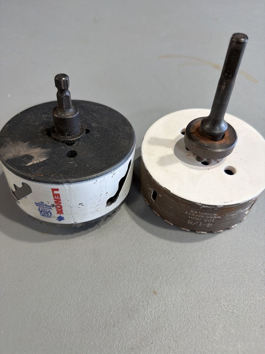 Lenox Hole Saw 4-1/8 inch with Arbor Used