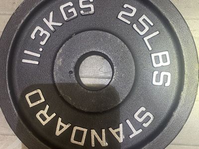 25LB CHANGE PLATE barbell weight