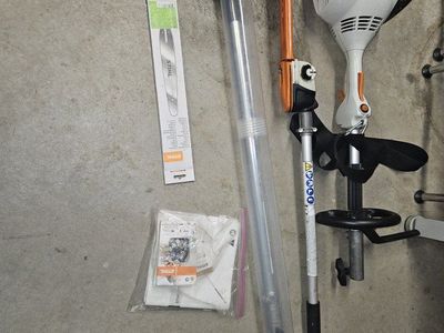 Stihl KM 56 RC KombiSystem Engine w/ Pole Saw Attachment & Accessories