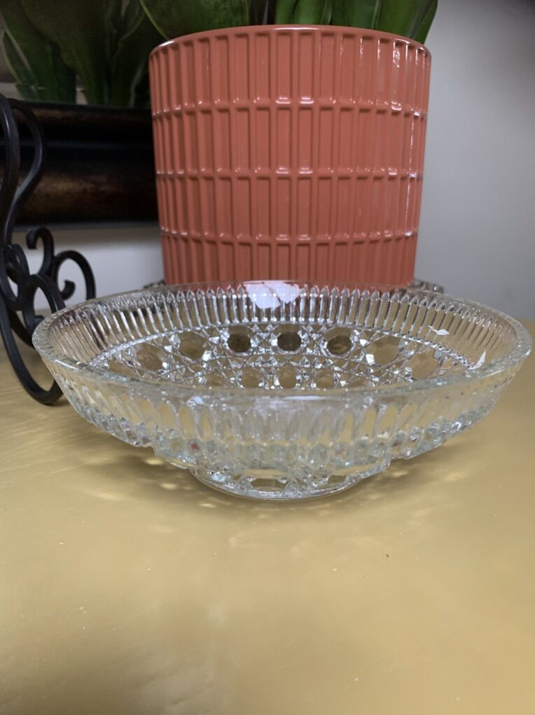 Federal Glass Windsor Clear Round Bowl