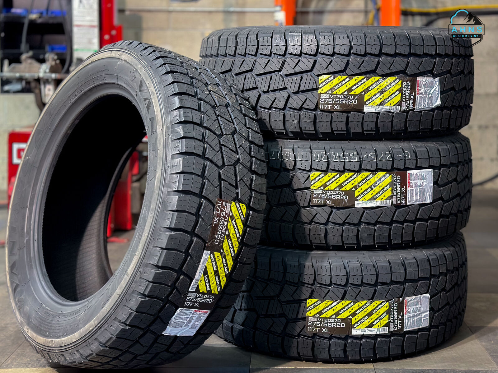 New | 275/55r20 | 50,000 Mileage Warranty | All Terrain Tires | 275 55 20 Vantage Tires | Chevy | Ram | Ford | Nissan