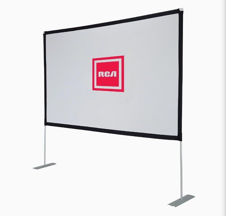 RCA RPJ144 Indoor/Outdoor 100-Inch Diagonal Portable Projector Screen