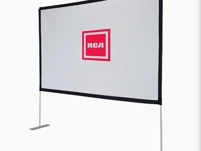 RCA RPJ144 Indoor/Outdoor 100-Inch Diagonal Portable Projector Screen