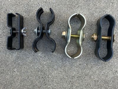 Double Mast Mounting Clamps Various Styles