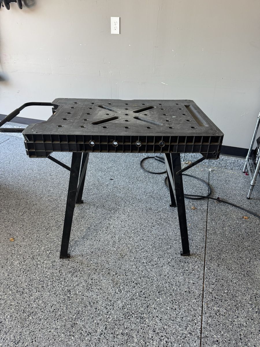 DeWalt folding jobsite/tool stand