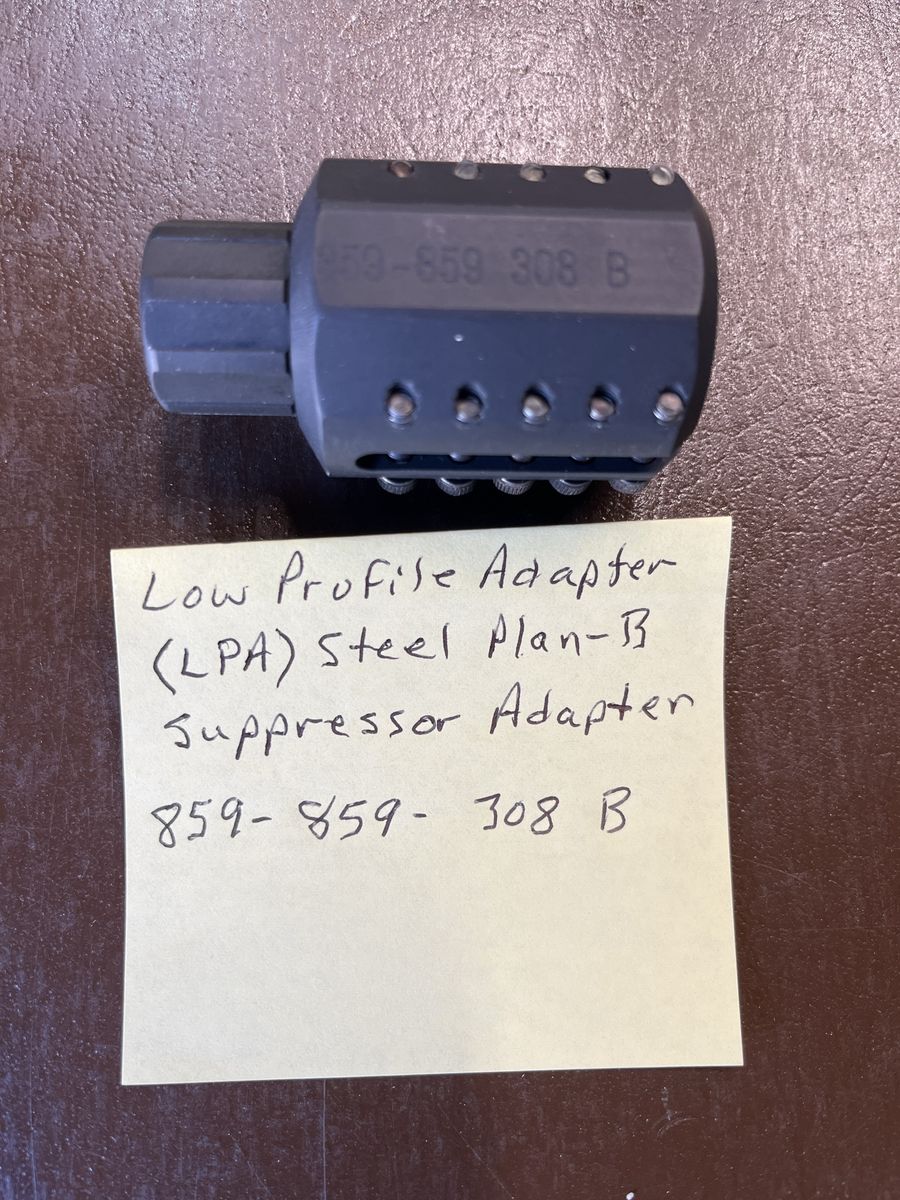 Suppressor Adapter 859-859-308 B and #740-754 25B.