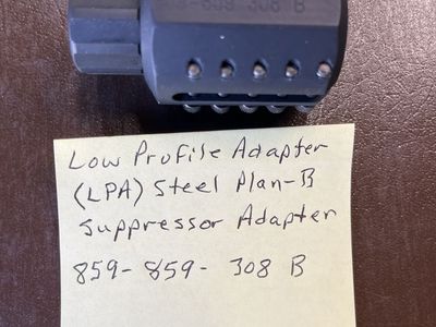 Suppressor Adapter 859-859-308 B and #740-754 25B.