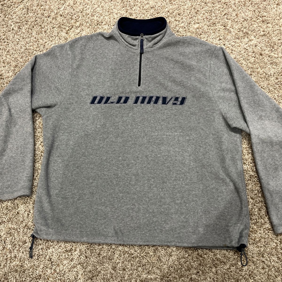 Men’s Vintage Old Navy 1/4 Zip Fleece Pullover 2XL