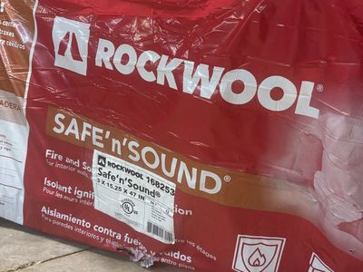 Rockwool Safe'n'Sound Insulation Panels 3" x 15.25" x 47" (10 Panels)