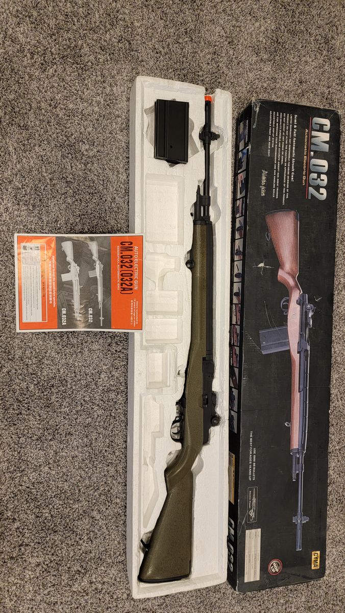 CYMA CM.032 Green M14 AEG Airsoft Rifle - Good Condition $100