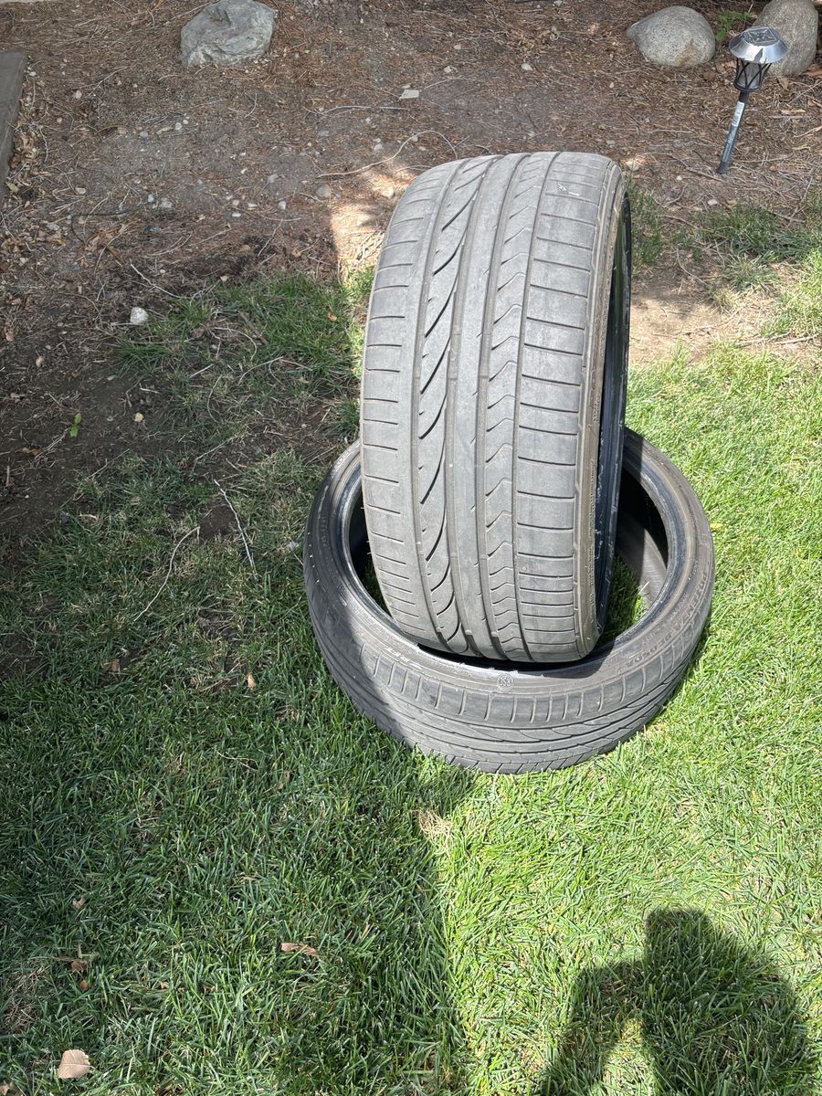 Bridgestone Potenza 225/35R19 Run Flat Tires - Pair