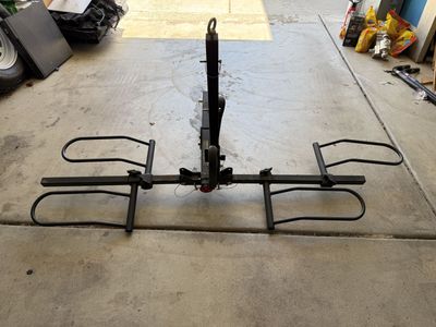 GUIDE GEAR Guide Gear Fat Tire Bike Hitch Carrier Rack, 2-Bike Capacity