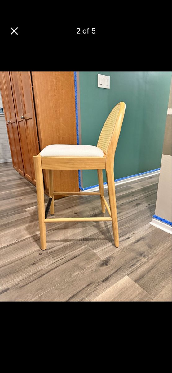 26 inch rattan counter stools - Set of 4