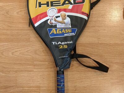Agassi 25 series tennis Racquet by head with cover
