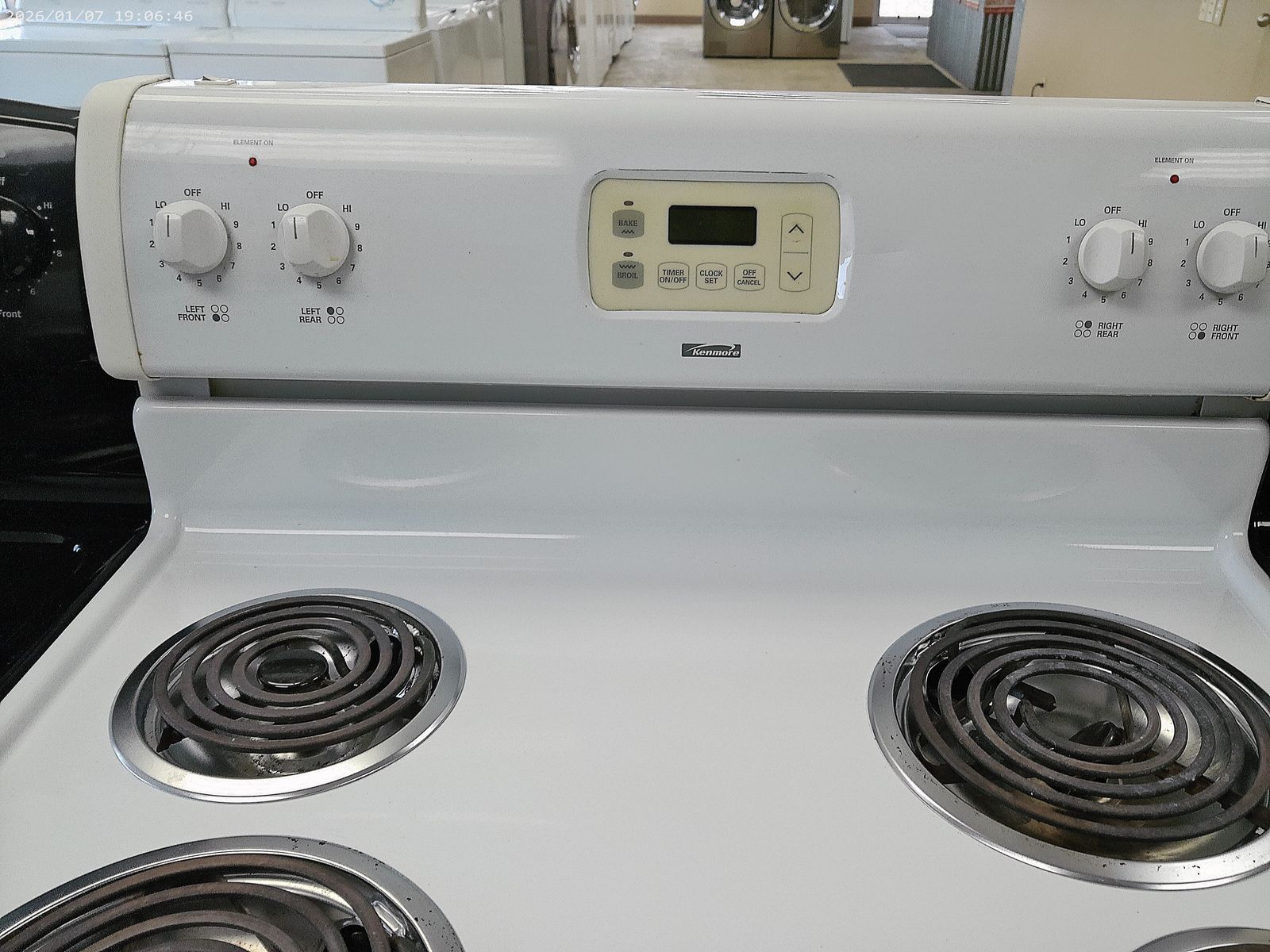 Clean White Range~90 Day Guarantee