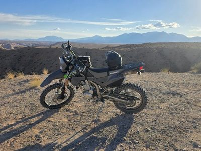 Kawasaki KLX 300 Dual Sport Bike - Gray / Black
