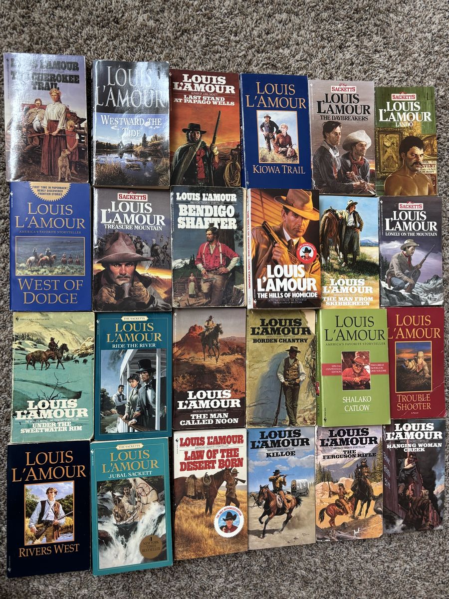 Louis L'Amour Western Paperback Books Collection (Lot of 224 Titles)