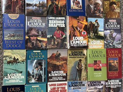 Louis L'Amour Western Paperback Books Collection (Lot of 224 Titles)