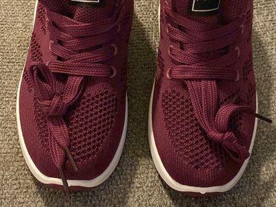 Unbranded Maroon Fashion Sport Sneakers - Women's/Girl's Athletic Shoes, Size 5.5