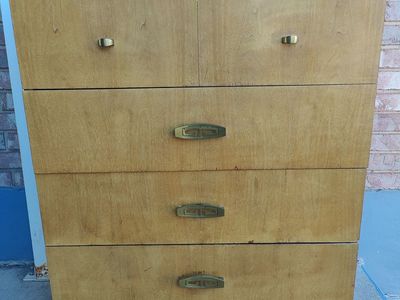 Antique Waterfall Dresser