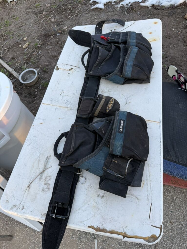 Husky Tool Pouch & Belt