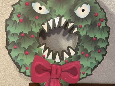 Official Disney The Nightmare Before Christmas Monster Wreath Wall Art