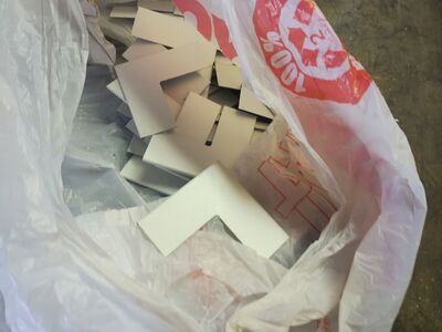 Square grid ceiling corners