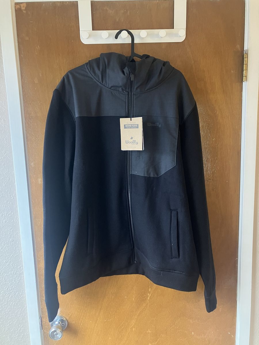 Woolly Clothing 100% Merino Men’s Zip Hoodie - XL
