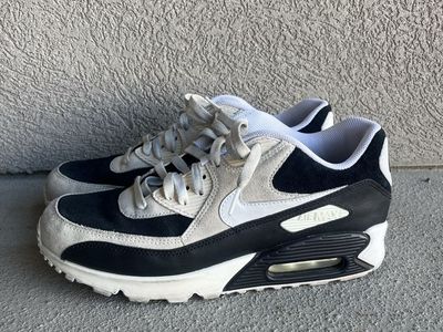 Nike Air Max 90 Custom Ivory & Black Suede