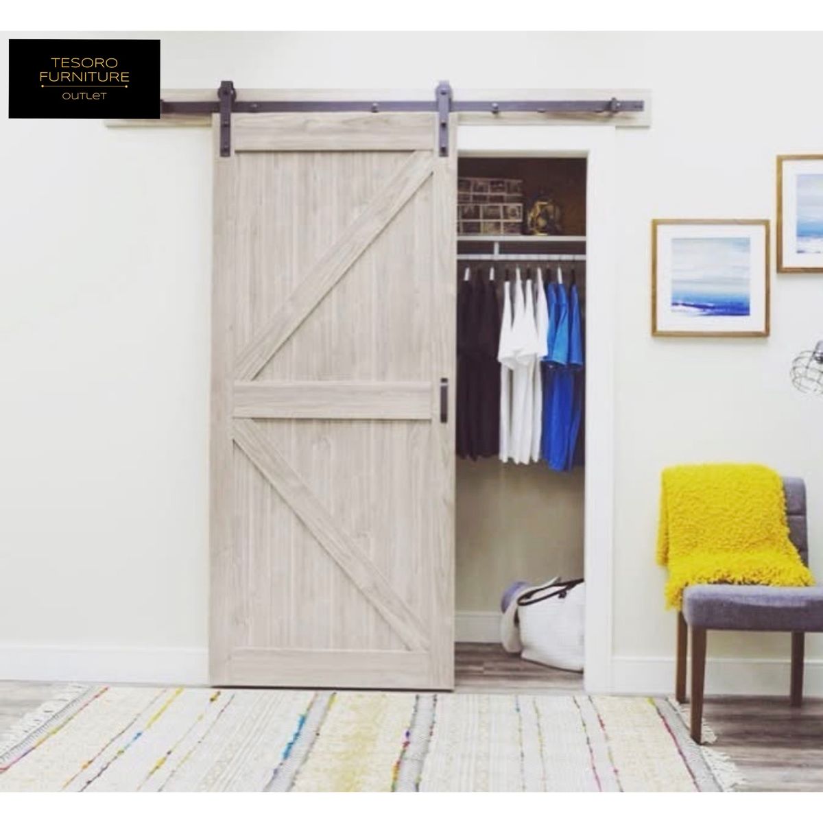 NEW IN BOX BARN DOOR