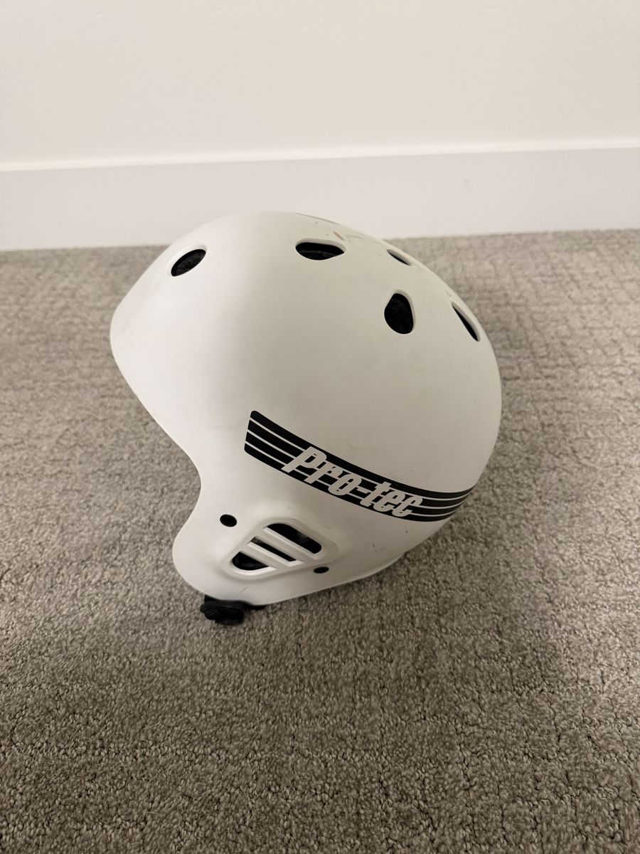 Pro-Tec Full Cut Skate Helmet White