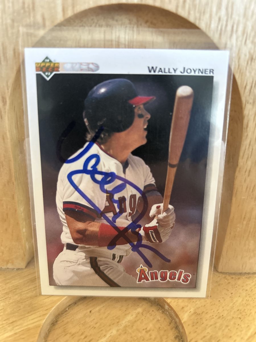 Wally Joyner Autograph 1992 Upper Deck All Star Card Auto BYU Cougars Superstar Hand Signed Baseball Card