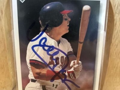 Wally Joyner Autograph 1992 Upper Deck All Star Card Auto BYU Cougars Superstar Hand Signed Baseball Card