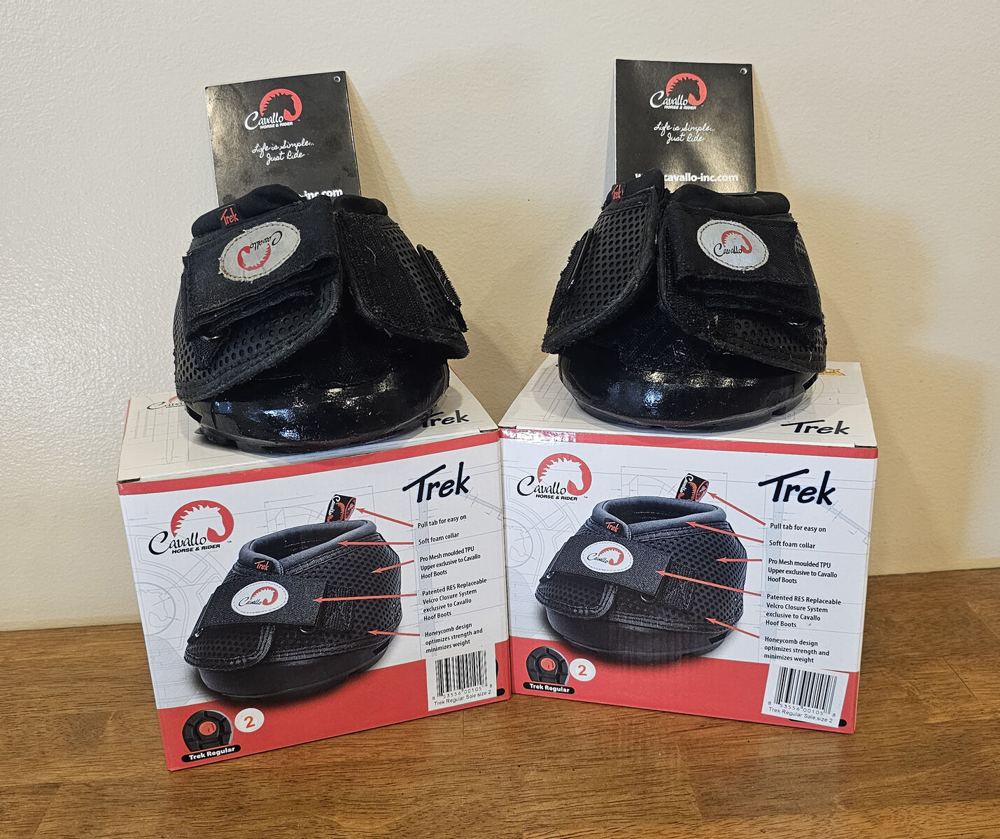 Cavello Trek Regular Sole Hoof Boot (sold per single boot) Used Once.