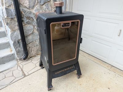 Pit Boss Copperhead 5-Series Vertical Pellet Smoker Digital Control Copper Fi...